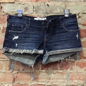 Abercrombie and fitch denim shorts